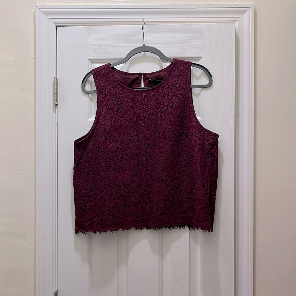 Banana Republic | Lace Shell Top